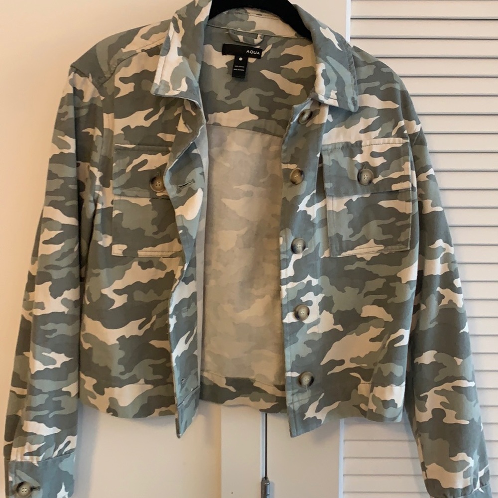Camouflage Aqua light jacket